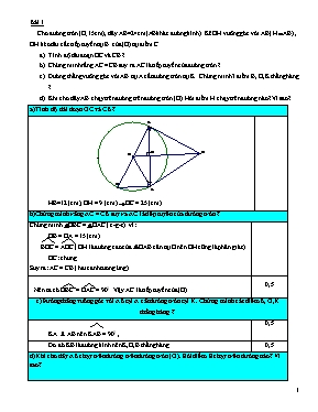 Bài tập ôn học kì 1 Hình 9